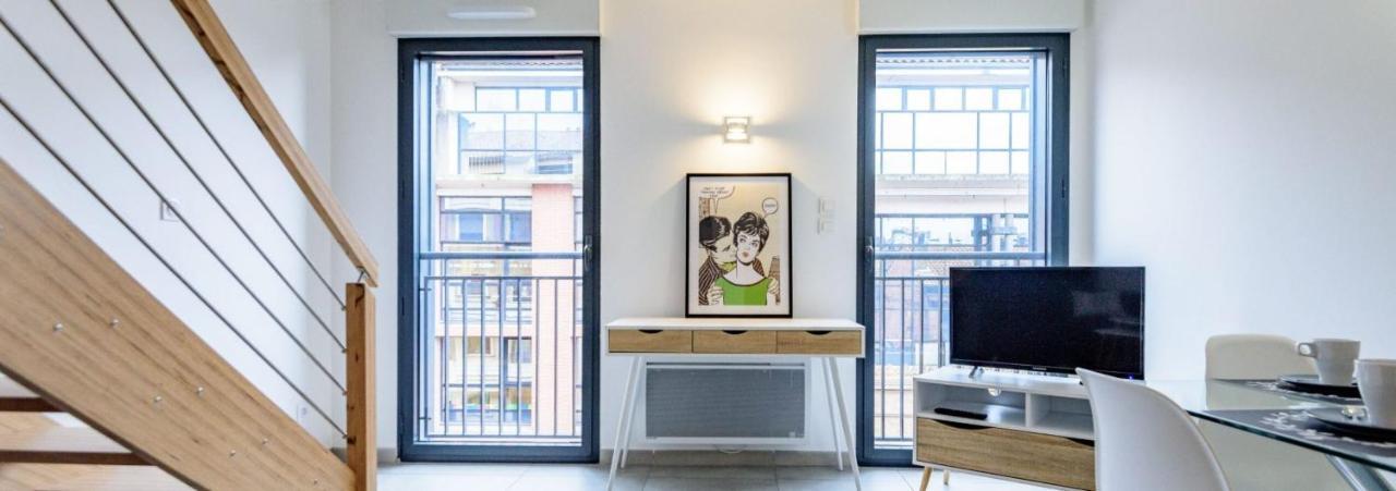 302 - Appartement Duplex Moderne - Jeanne D'Arc, Toulouse Buitenkant foto